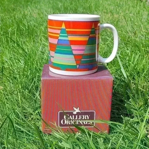 1/$15 Vintage Avon Galley original Christmas tree mugs 80s coffee mug tea cup - Picture 1 of 17